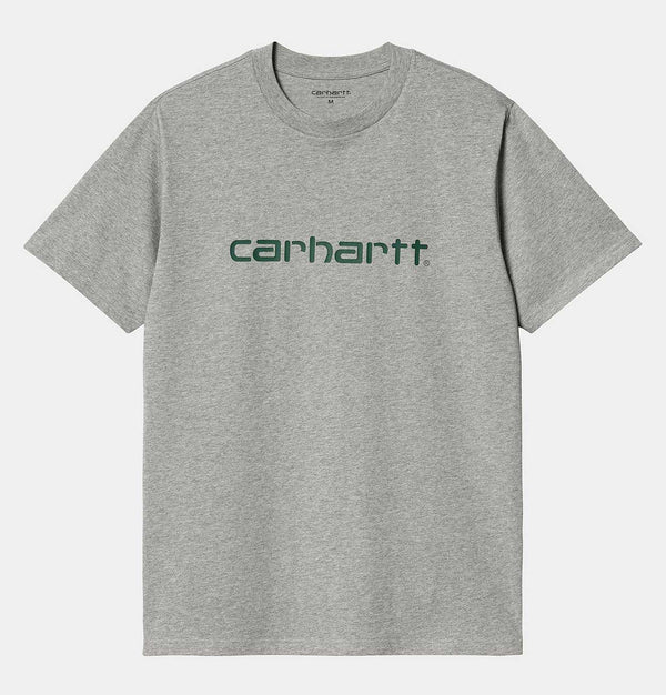 Carhartt WIP Script T-Shirt in Grey Heather