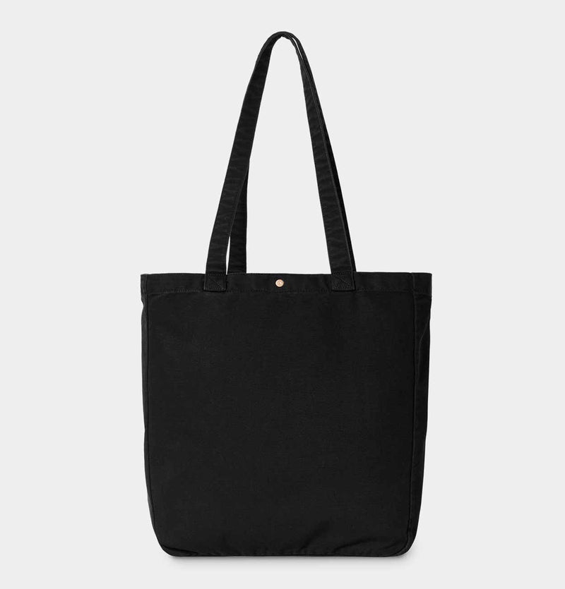 Carhartt WIP Bayfield Tote Bag in Black Stone Washed