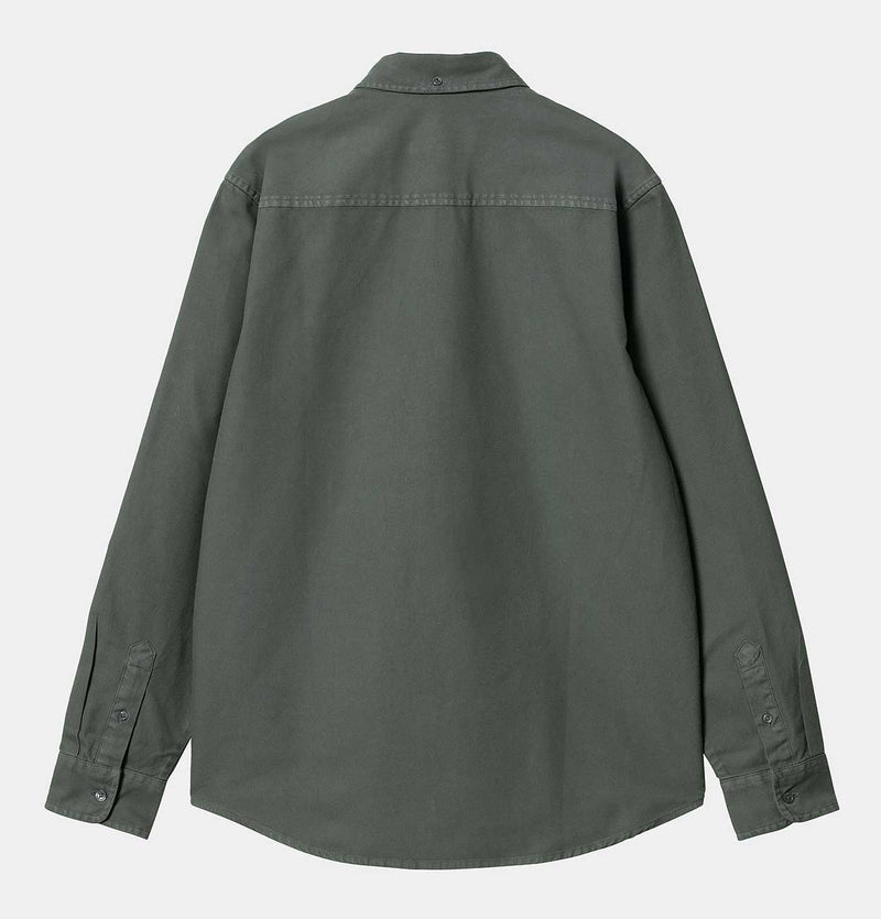 Carhartt WIP Bolton Shirt in Jura Garment Dyed