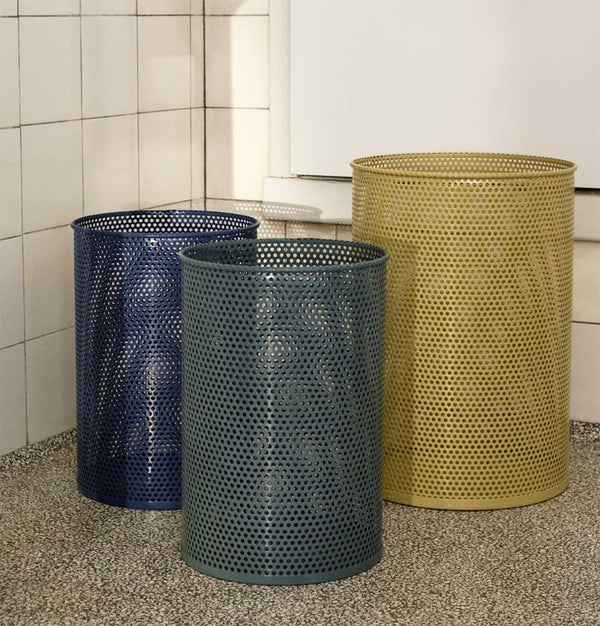 HAY Perforated Bin – Large – Dusty Yellow