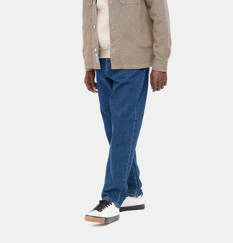 Carhartt WIP Newel Pant in Blue Stone Washed