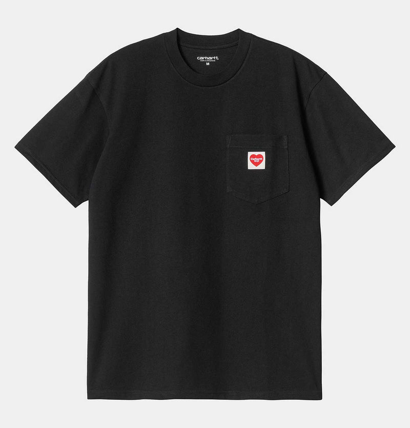 Carhartt WIP Pocket Heart T-Shirt in Black