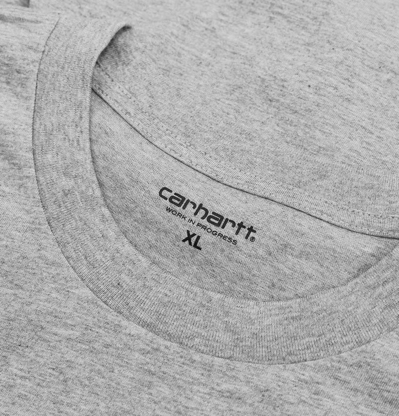 Carhartt WIP Script Embroidery T-Shirt in Grey Heather – HUH. Store