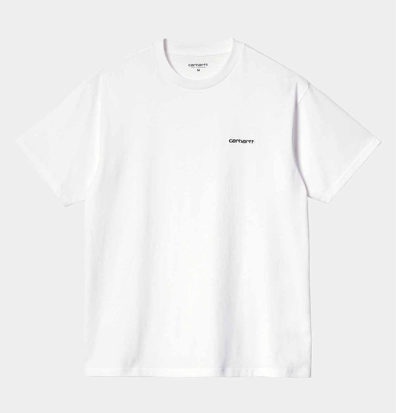 Carhartt WIP Script Embroidery T-Shirt in White