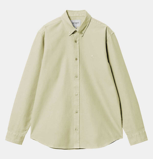 Carhartt WIP Bolton Shirt in Beryl Garment Dyed