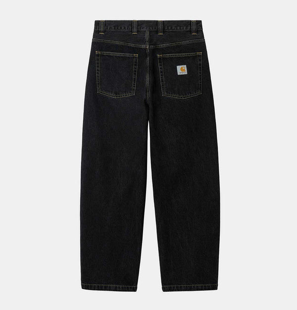 Carhartt WIP Brandon Pant in Black Stone Washed
