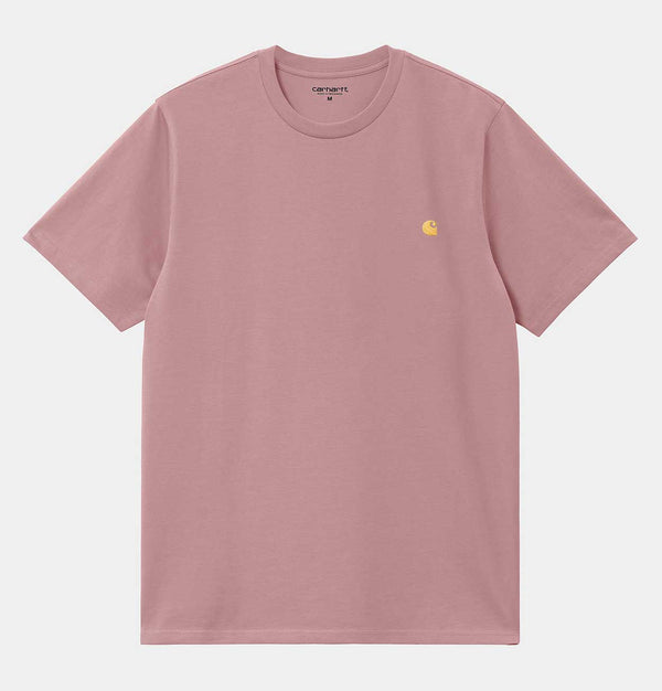 Carhartt WIP Chase T-Shirt in Glassy Pink
