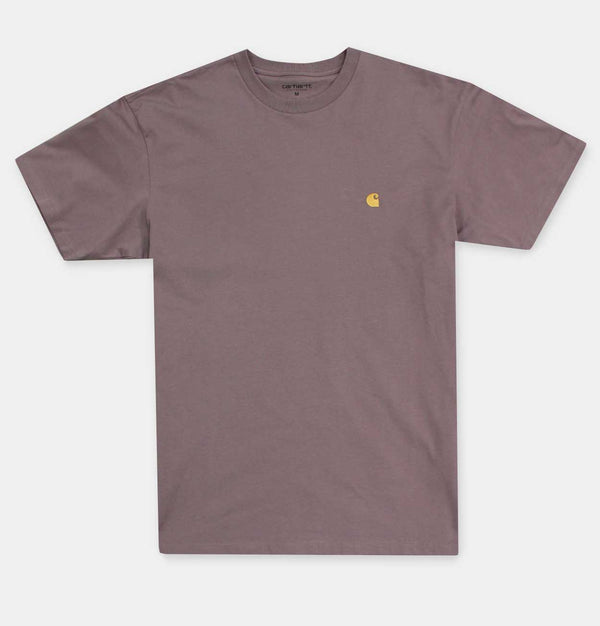 Carhartt WIP Chase T-Shirt in Misty Thistle