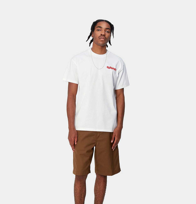 Carhartt WIP Fast Food T-Shirt in White