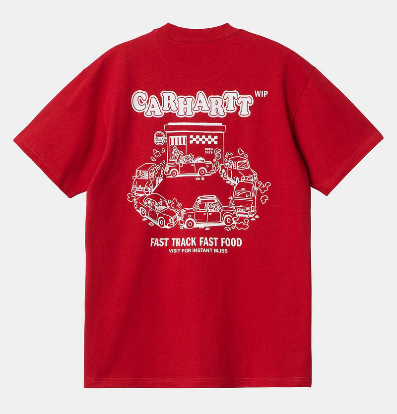 Carhartt WIP Fast Food T-Shirt in Samba