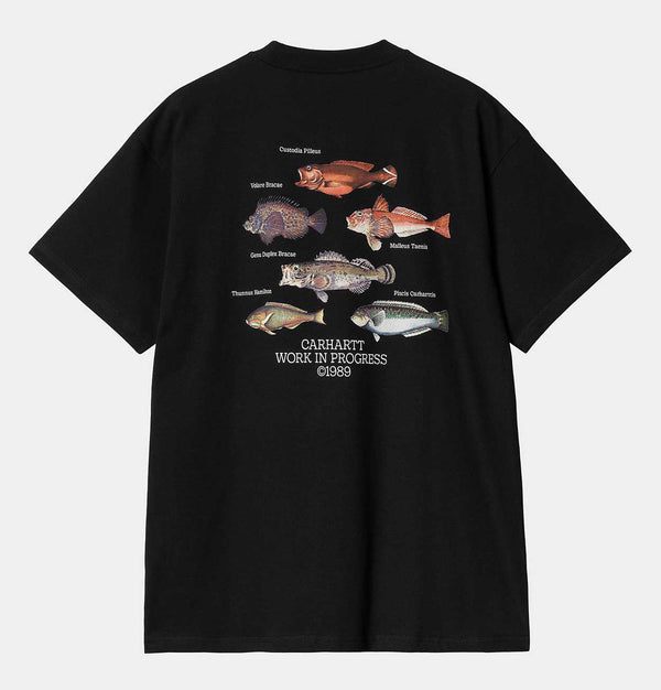 Carhartt WIP Fish T-Shirt in Black