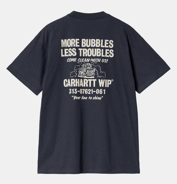 Carhartt WIP Less Troubles T-Shirt in Blue