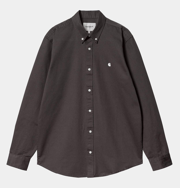 Carhartt WIP Madison Shirt in Charcoal