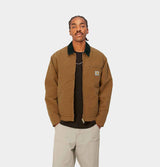 Carhartt WIP OG Detroit Jacket in Deep H Brown and Black – Aged Canvas