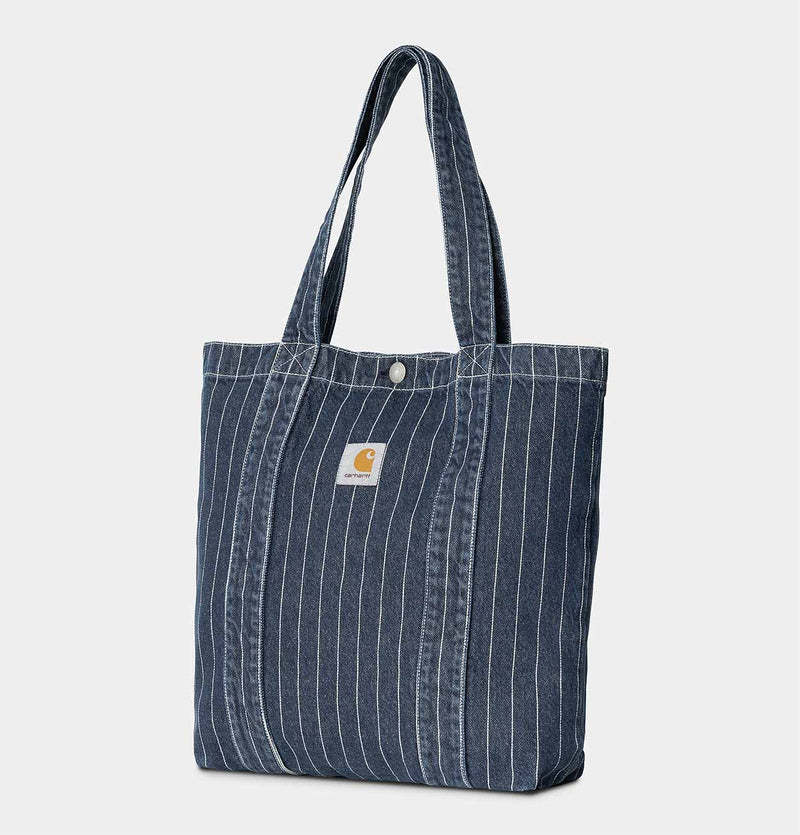 Carhartt WIP Orlean Tote Bag – Orlean Stripe – Blue & White