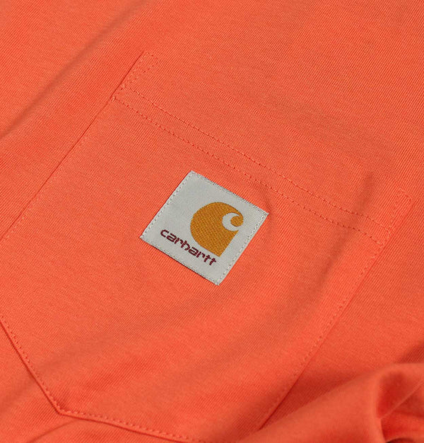 Carhartt WIP Pocket T-Shirt in Shrimp
