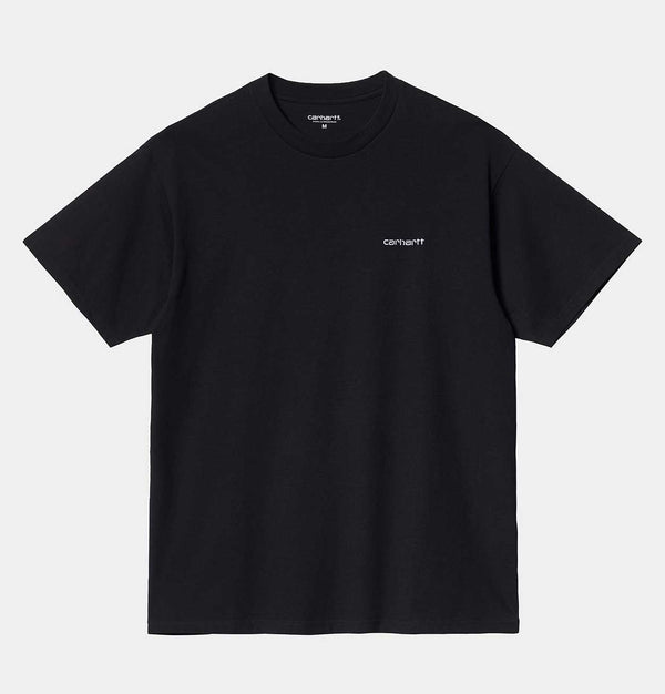 Carhartt WIP Script Embroidery T-Shirt in Black