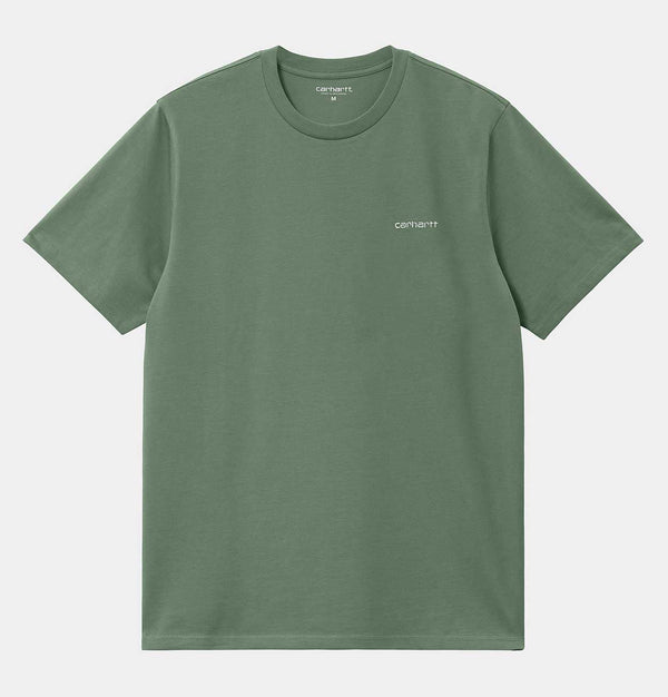 Carhartt WIP Script Embroidery T-Shirt in Park