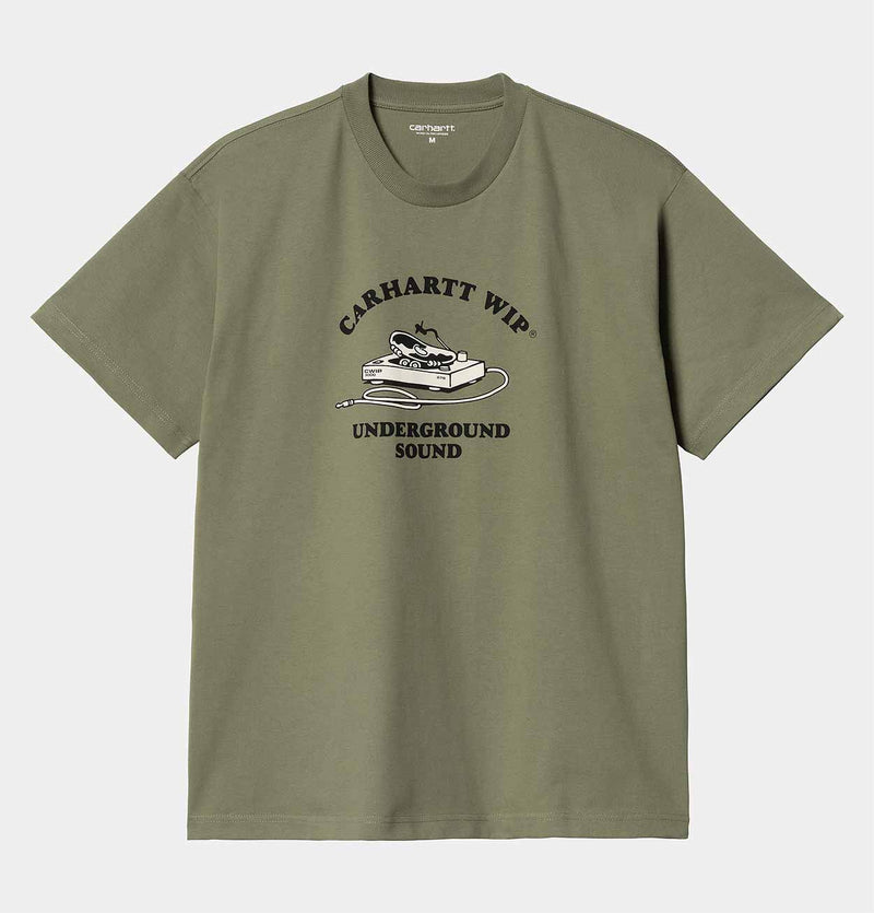 Carhartt WIP Underground Sound T-Shirt in Dollar Green