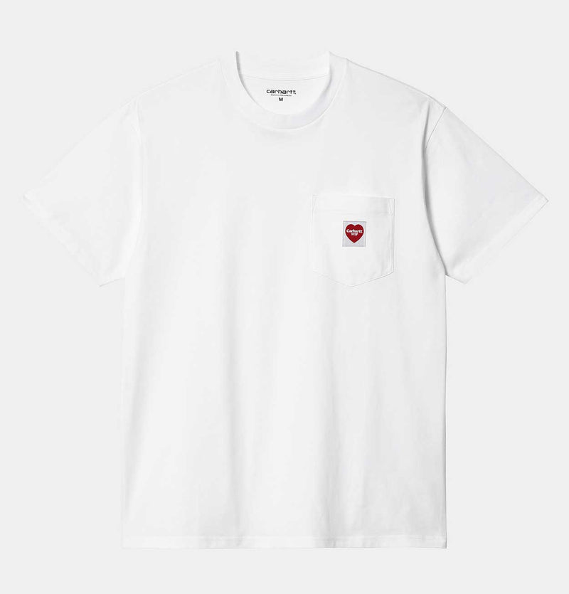 Carhartt WIP Women's Pocket Heart T-Shirt in White