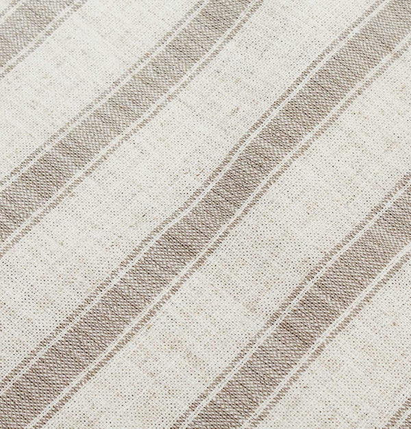 Linen Blend Cushion in Oatmeal Stripe – 45 cm