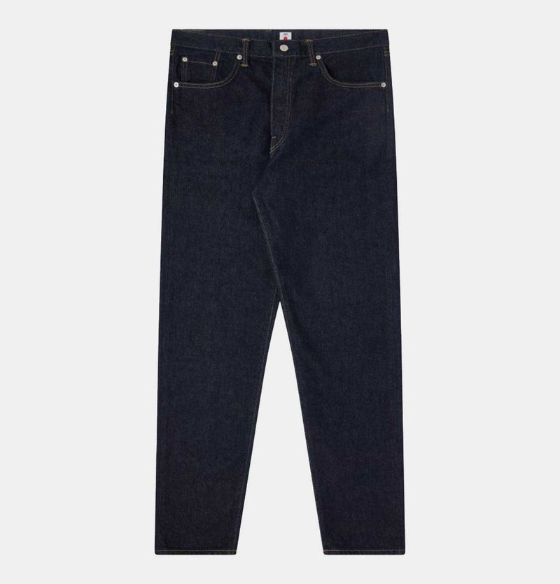 EDWIN Loose Tapered Jeans in Blue Rinsed