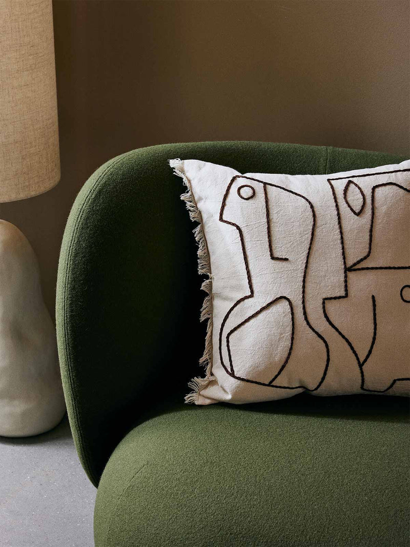 ferm LIVING Figure Cushion in Off White