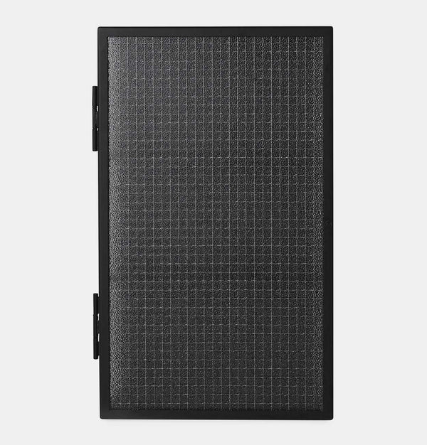 ferm LIVING Haze Wall Cabinet in Wired Glass – Black