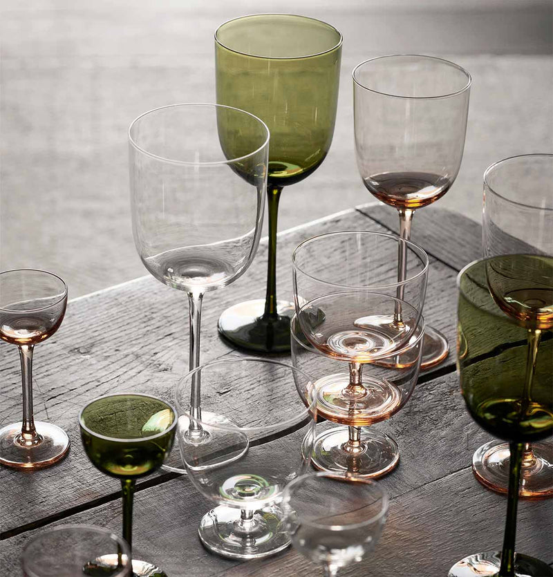 ferm LIVING Host Red Wine Glasses – Set of 2 – Blush