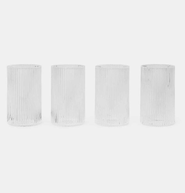 ferm LIVING Ripple Verrines in Clear