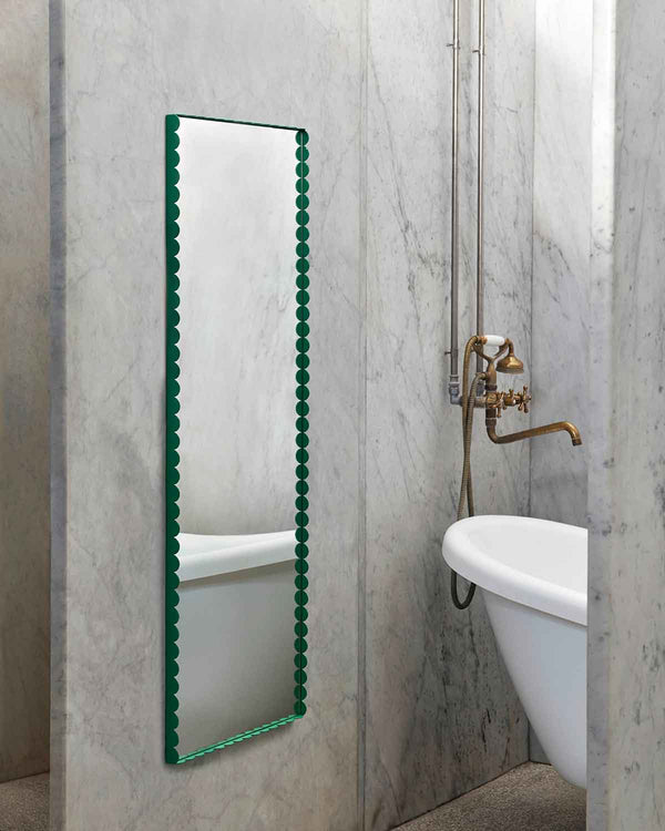 HAY Arcs Mirror – Rectangle – Medium – Green
