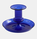 HAY Flare Candle Holder in Dark Blue