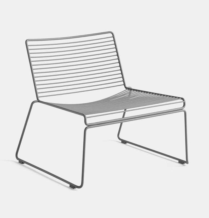 HAY Hee Lounge Chair in Asphalt Grey