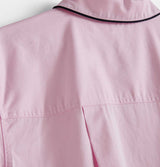 HAY Outline Pyjama S/S Shirt in Soft Pink