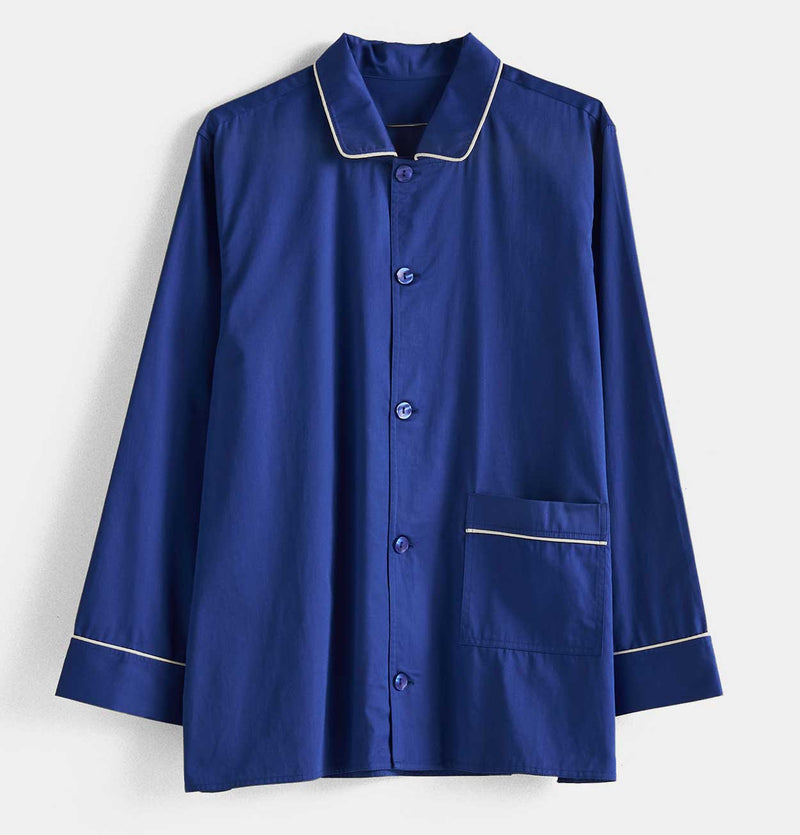 HAY Outline Pyjama L/S Shirt in Vivid Blue
