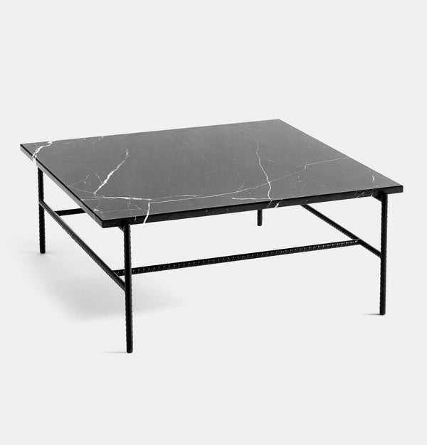 HAY Rebar Coffee Table – H33 x W84 x L80 cm – Soft Black