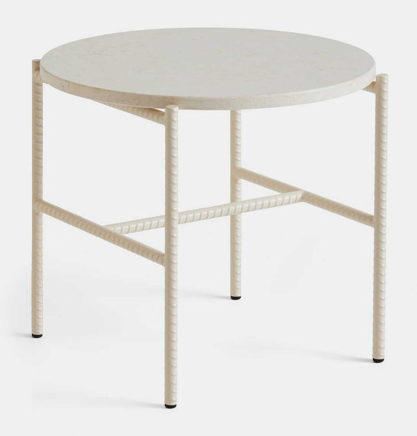 HAY Rebar Side Table – Round – Alabaster