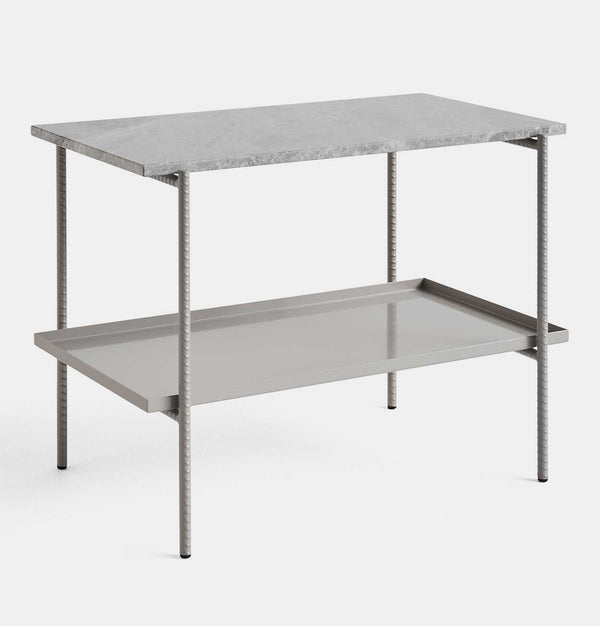 HAY Rebar Side Table – Rectangle – Fossil Grey