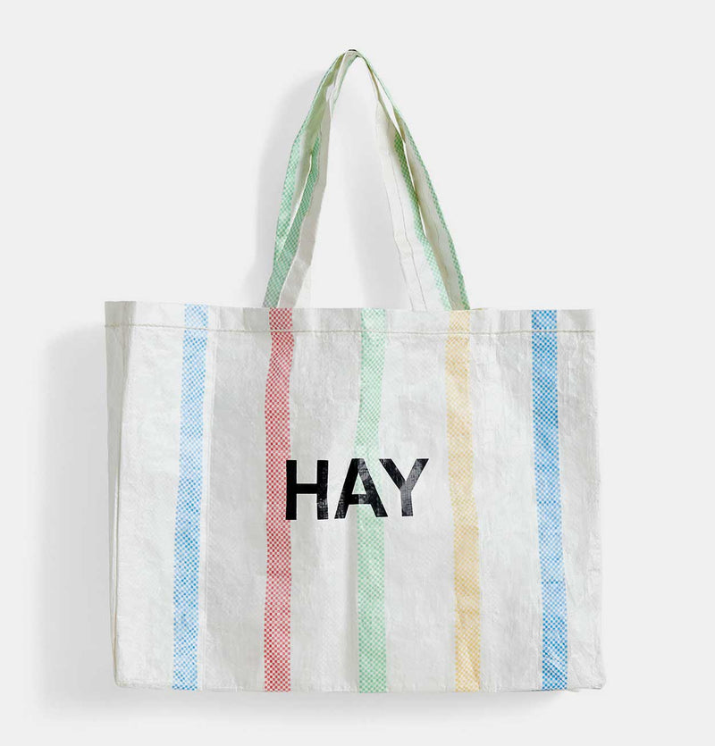 HAY Candy Stripe Shopper Bag in Multi Stripe