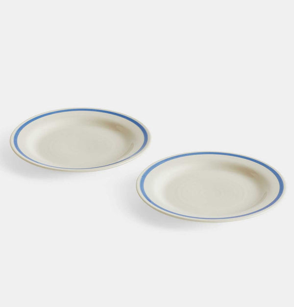 HAY Sobremesa Plate – Set of 2 – Blue