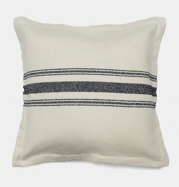 Stripe Cushion in Dark Blue – 45 cm