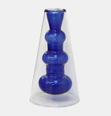 Nordic Glass Vase – Large – Dark Blue