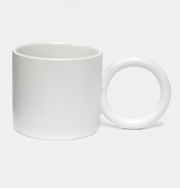 Nordic Ceramic Mug in White