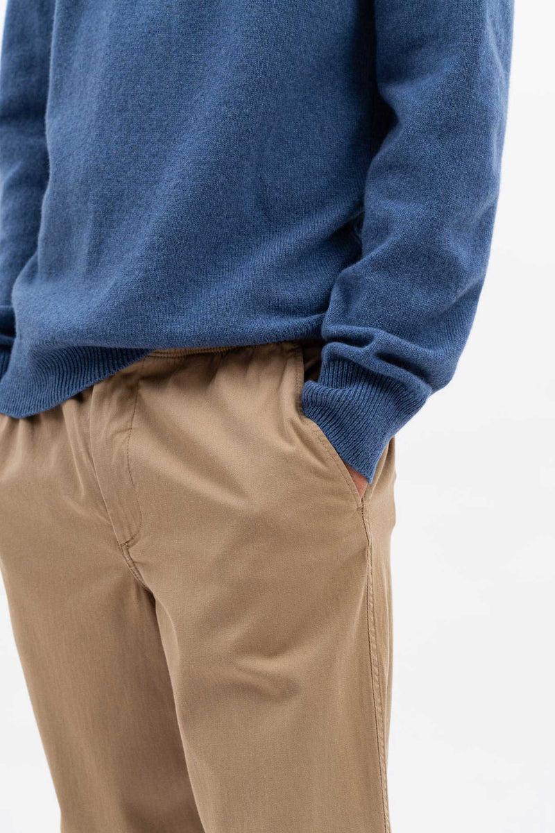 Norse Projects Ezra Light Stretch Twill Trouser in Utility Khaki
