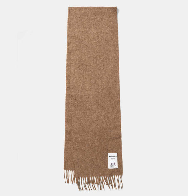 Norse Projects Moon Lambswool Scarf in Utility Khaki