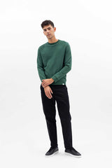 Norse Projects Classic Vagn Crew Sweatshirt in Dartmouth Green