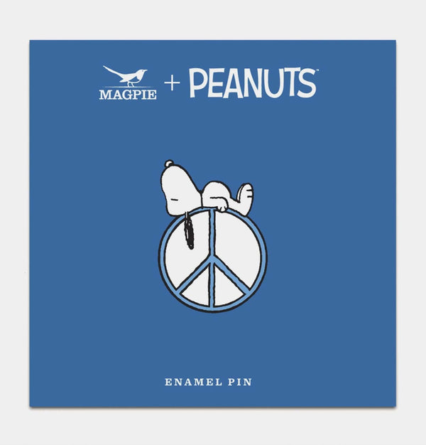 Peanuts Good Vibes Peace Pin