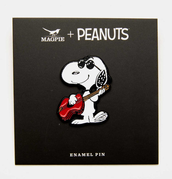 Peanuts Music Is Life Guitar Pin