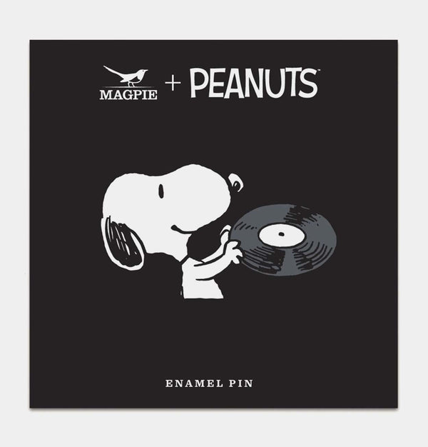 Peanuts Music Is Life Record Pin