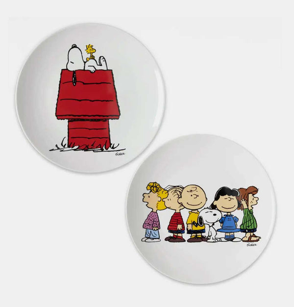 Peanuts Set of 2 Plates